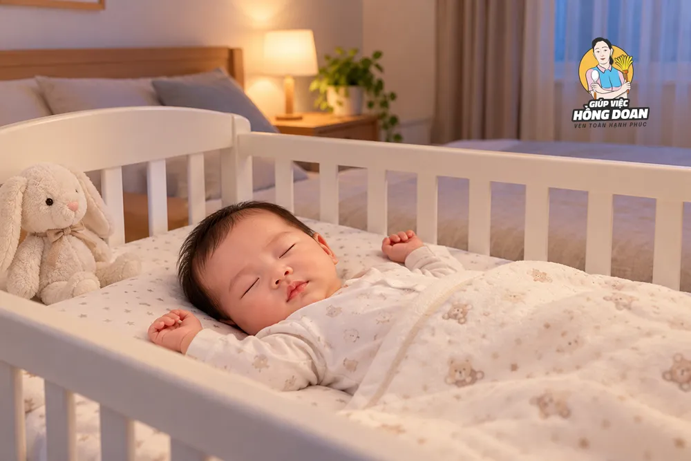 Tạo không gian ngủ an toàn cho em bé