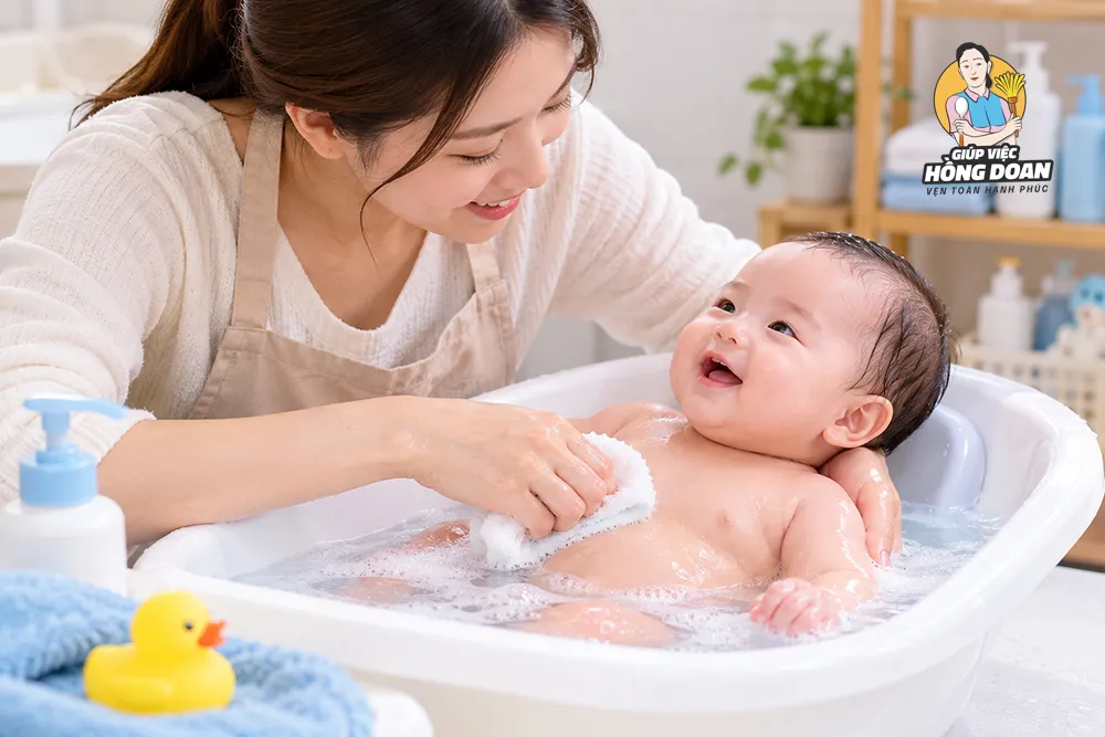 14 cách chăm sóc Trẻ Sơ sinh từ 0-6 Tháng tuổi